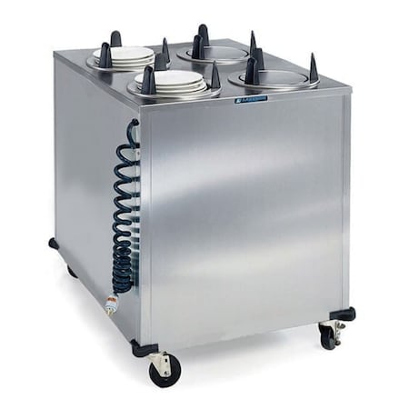 Lakeside Regular Heated 4 Stack Plate Dispenser Cabinet; 5-1/8" to 5-3/4" 6405