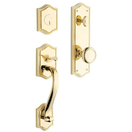Baldwin Entry Handlesets Lifetime Brass 6420.003.ENTR