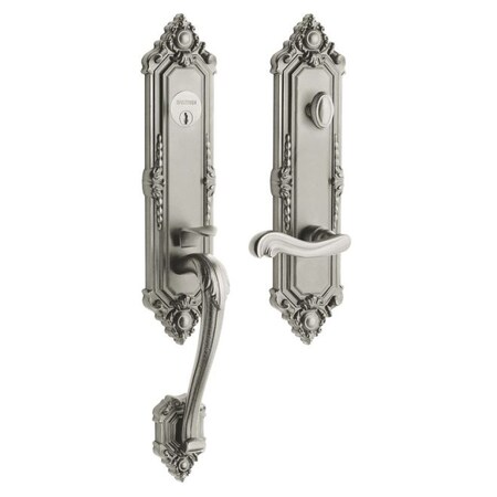Baldwin Entry Handlesets Satin Nickel 6426.150.RENT