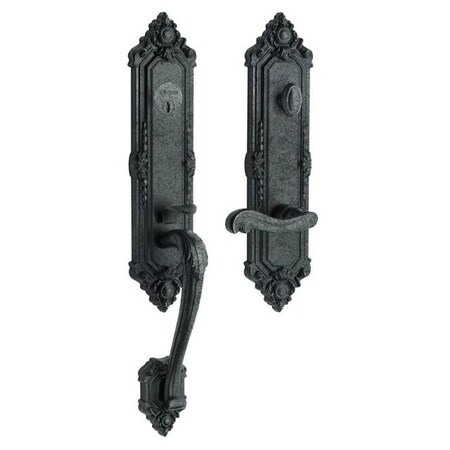 Baldwin Entry Handlesets Distressed Antique Nickel 6426.452.LENT