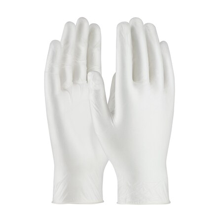 PIP Disposable Gloves, Vinyl, Powder Free White, XL, 100 PK 64-435PF/XL