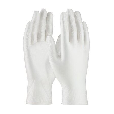 Pip Ambi-dex 64-V3000, Disposable Gloves, 3 mil Palm, Vinyl, Powdered, M, 100 PK, Translucent White 64-V3000/M