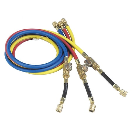 Robinair Hoses, Ball Valves, 60", 1/4" FFL, PK3 65060