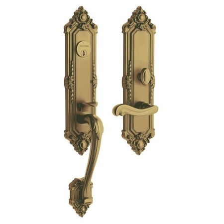 Baldwin Full Dummy Handlesets Antique Brass 6526.050.RFD
