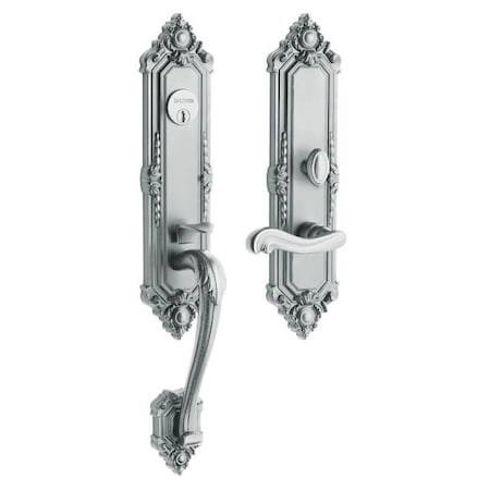 Baldwin Single Cylinder Handlesets Satin Chrome 6526.264.LENT