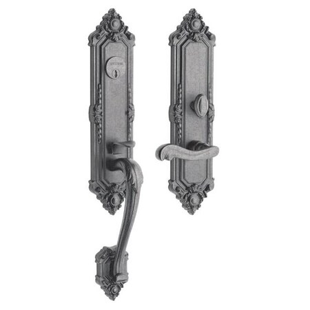 Baldwin Entry Handlesets Distressed Antique Nickel 6526.452.RENT