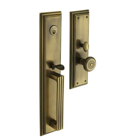 Baldwin Entry Handlesets Antique Brass 6542.050.ENTR