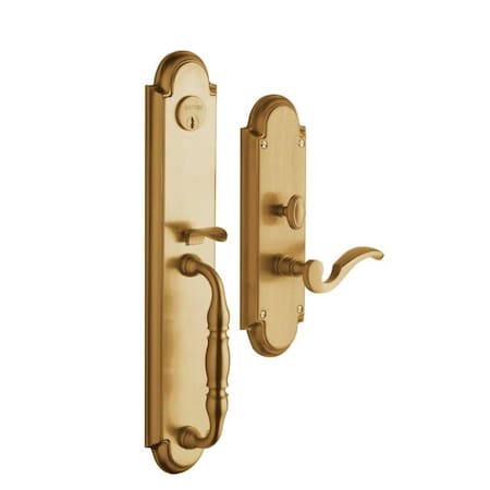 Baldwin Full Dummy Handlesets Vintage Brass 6544.033.LFD