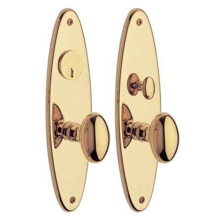 Baldwin Entry Handlesets Lifetime Brass 6546.003.ENTR