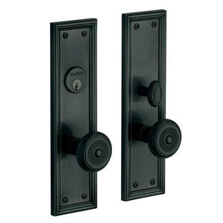 Baldwin Full Dummy Handlesets Satin Black 6547.190.FD