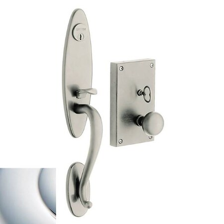 Baldwin Entry Handlesets Bright Chrome 6549.260.RENT