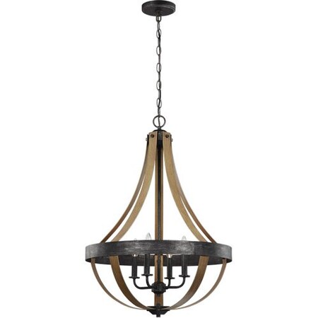 Sea Gull Four Light Pendant, Stardust, Lamp Type: Candelabra B10 Torpedo 6551104-846