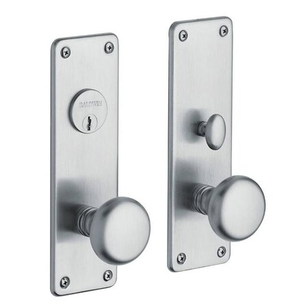 Baldwin Full Dummy Handlesets Satin Chrome 6551.264.FD