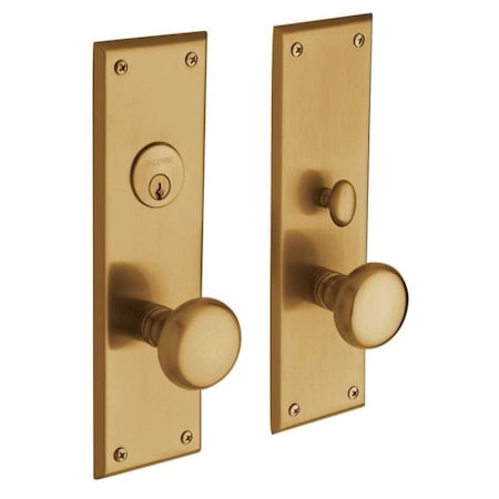 Baldwin Entry Handlesets Vintage Brass 6552.033.ENTR