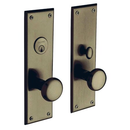 Baldwin Full Dummy Handlesets Antique Brass 6552.050.FD