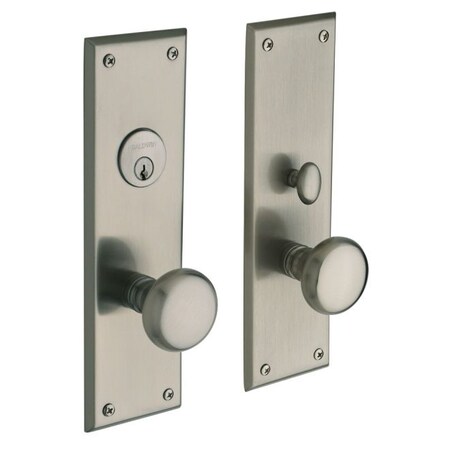Baldwin Estate Full Dummy Handlesets Satin Nickel 6552.150.FD