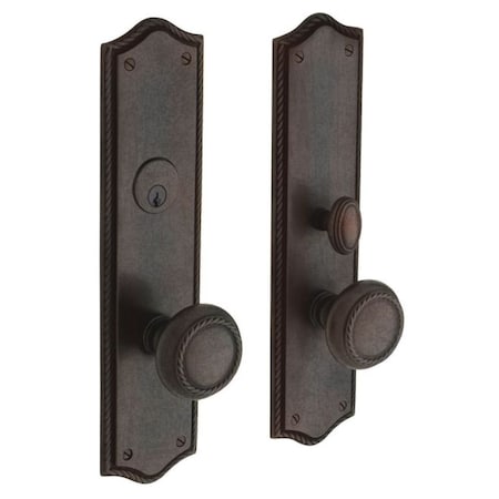 Baldwin Entry Handlesets Distressed Oil Rubbed Bronze 6554.402.ENTR