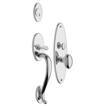 Baldwin Entry Handlesets Bright Chrome 6560.260.ENTR
