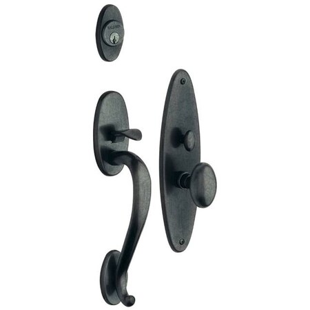 Baldwin Full Dummy Handlesets Distressed Oil Rubbed Bronze 6560.402.FD