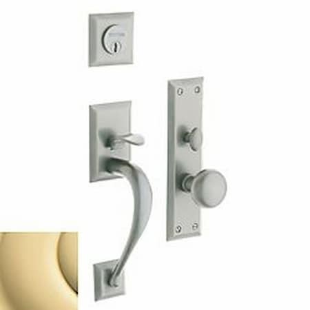 Baldwin Full Dummy Handlesets Unlacquered Brass 6571.031.FD