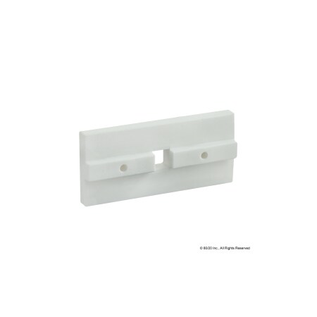 80/20 White Uhmw Pads W/Brake Hole 15 S 6590