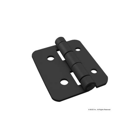 80/20 Blk 25 To 40S Aluminum Transition Hinge 65-2084-BLACK