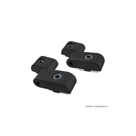 80/20 Standard Lift-Off Hinge-Rt Hand Assembly 65-2101-BLACK