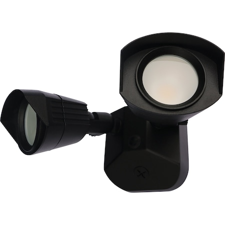 Nuvo Lighting LED Security-Light - Dual Head - Black Finish - 3000K 65/214
