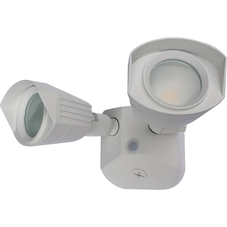 Nuvo Lighting LED Security-Light - Dual Head - White Finish - 4000K 65/216