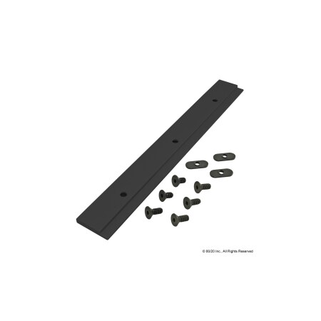 80/20 Black 320mm Aluminum Container Hanger 65-2265-BLACK