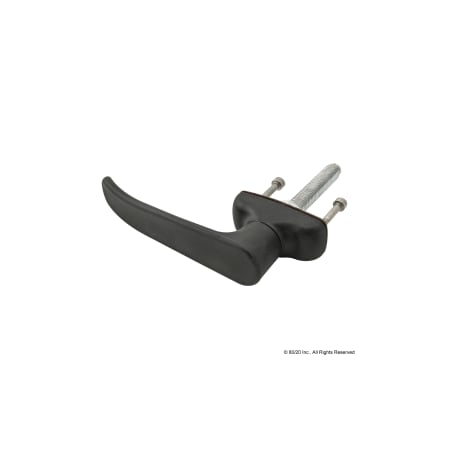 80/20 Black Furniture L-Handle - Non-Locking 65-2959