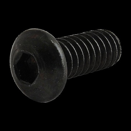 80/20 1/4"-20 Socket Head Cap Screw, Button-Head, Zinc Plated Steel, 5/8 in Length 65-3063