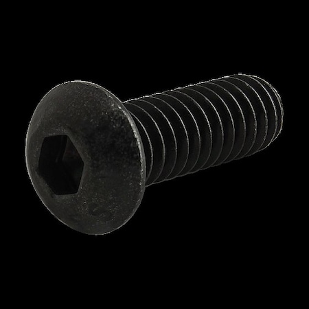 80/20 1/4"-20 Socket Head Cap Screw, Button, Zinc Plated Steel, 3/4 in Length 65-3065