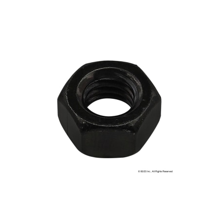 80/20 Hex Nut, 5/16-18, Steel, Not Graded, Zinc Plated 65-3214