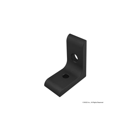 80/20 InsideCornerBracket, Alum, Blk, 40mm, 40mm 65-4503-BLACK