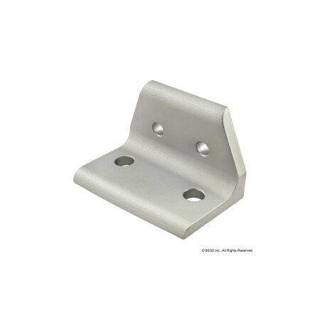 80/20 InsideCornerBracket, Alum, Slvr, 40mm, 40mm 65-4512