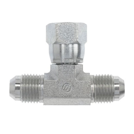 Brennan Industries Fittings, 1/4" Male JIC- 1/4" Male JIC 6600-04-04-04-FG