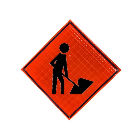 Eastern Metal Of Elmira Super Bright Roll Up Sign, 36"x36", MWS C-36-SBO-MWS