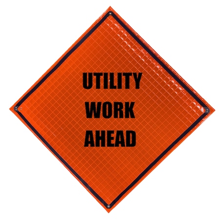 Eastern Metal Of Elmira Super Bright Roll Up Sign, 36"x36", UWA C-36-SBO-UWA