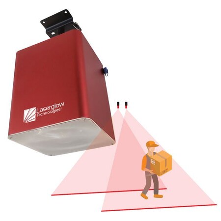 Visual Workplace Digital LED Line, 80W, 73 Angle, Red 66-3126-8073-623