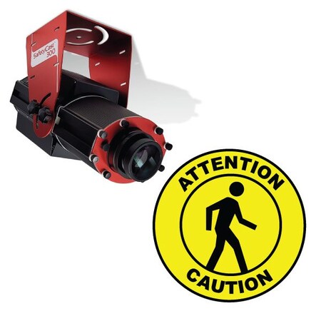 Visual Workplace Digital LED Safety Sign, 300W, Medium Le 66-3128-300M-PS109