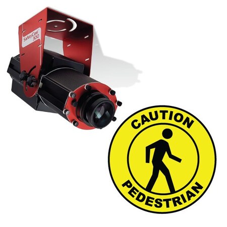 Visual Workplace LED Safety Sign, 80W, Extra Narrow Lens 66-3128-80E-PS110