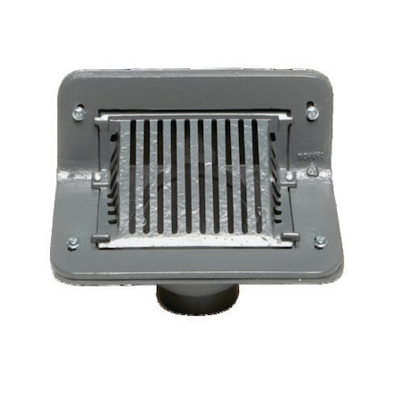 Portals Plus Scupper Drain, Cast Aluminum, 3" 67311