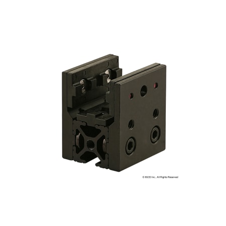 80/20 Blk 10S Short Single Unibearing Asembly 6730-BLACK