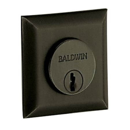 Baldwin Square Satin Black Cylinders Satin Black 6737.190