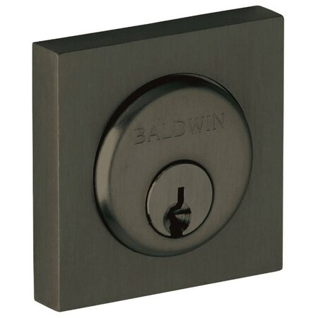 Baldwin Contemporary Square Satin Black Cylinders Satin Black 6743.190