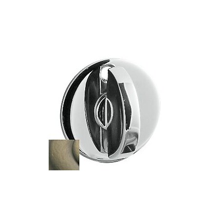 Baldwin Modern Round Antique Brass Turns Antique Brass 6750.050.EXT