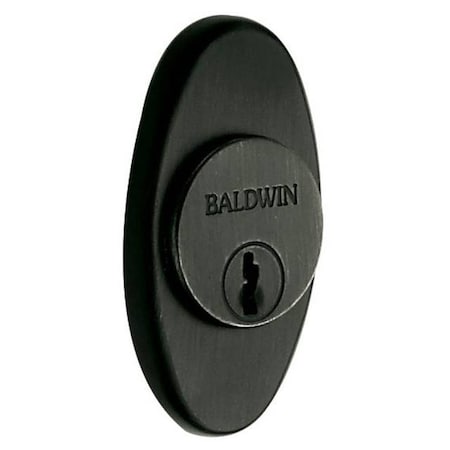 Baldwin Oval Satin Black Cylinders Satin Black 6754.190