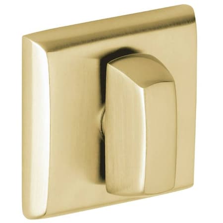 Baldwin Lakeshore Square Satin Brass with Brown Turns Satin Brass with Brown 6762.060