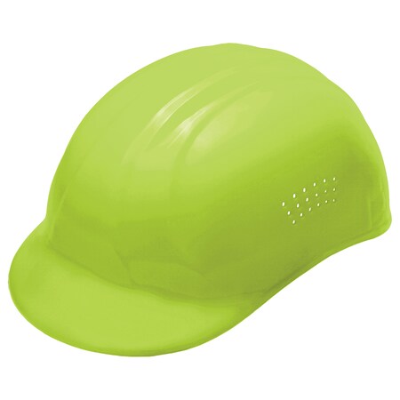 Erb Safety Vented Bump Cap, Hi-Vis Lime, Pinlock 67